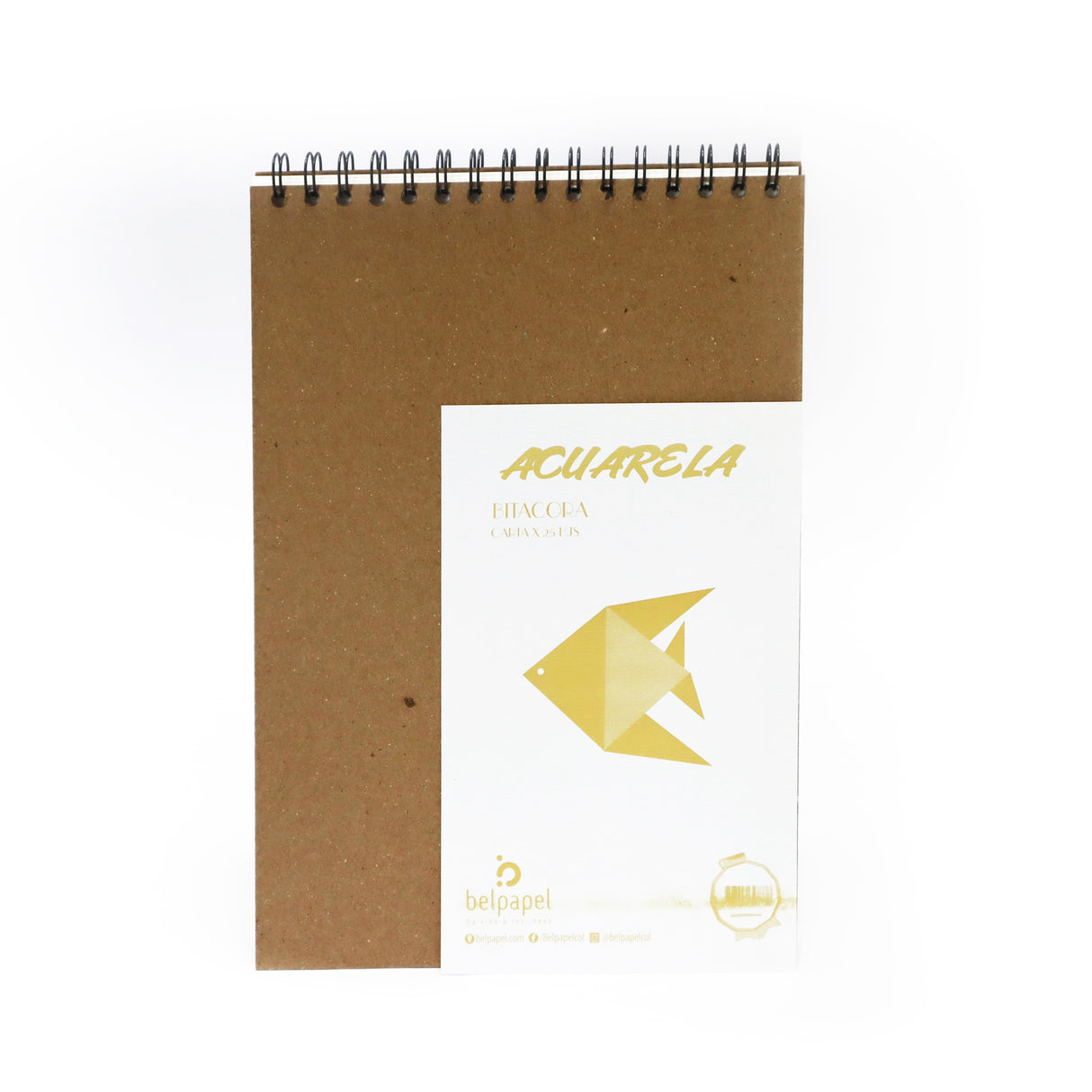 Bitácora Argollada Acuarela