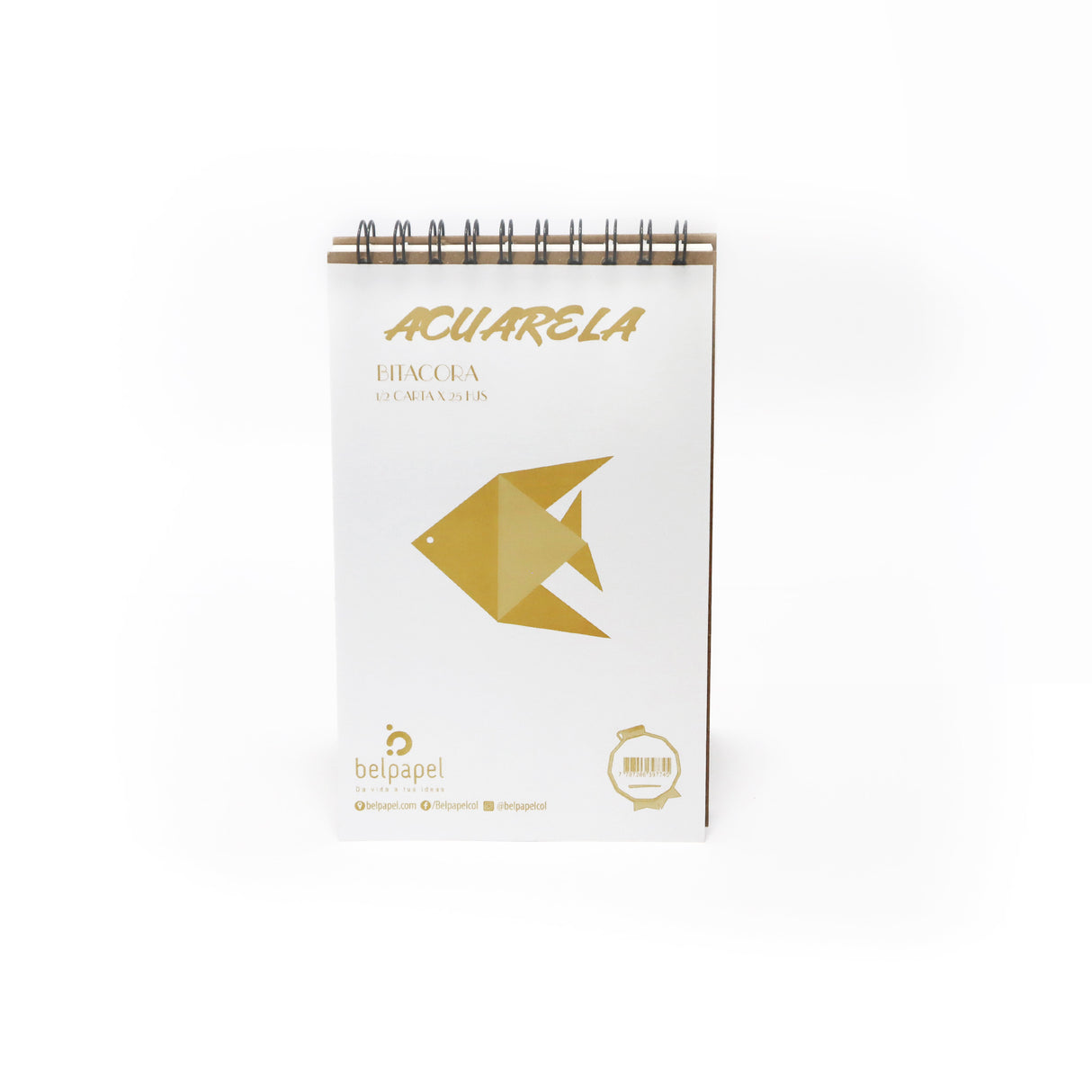 Bitácora Argollada Acuarela
