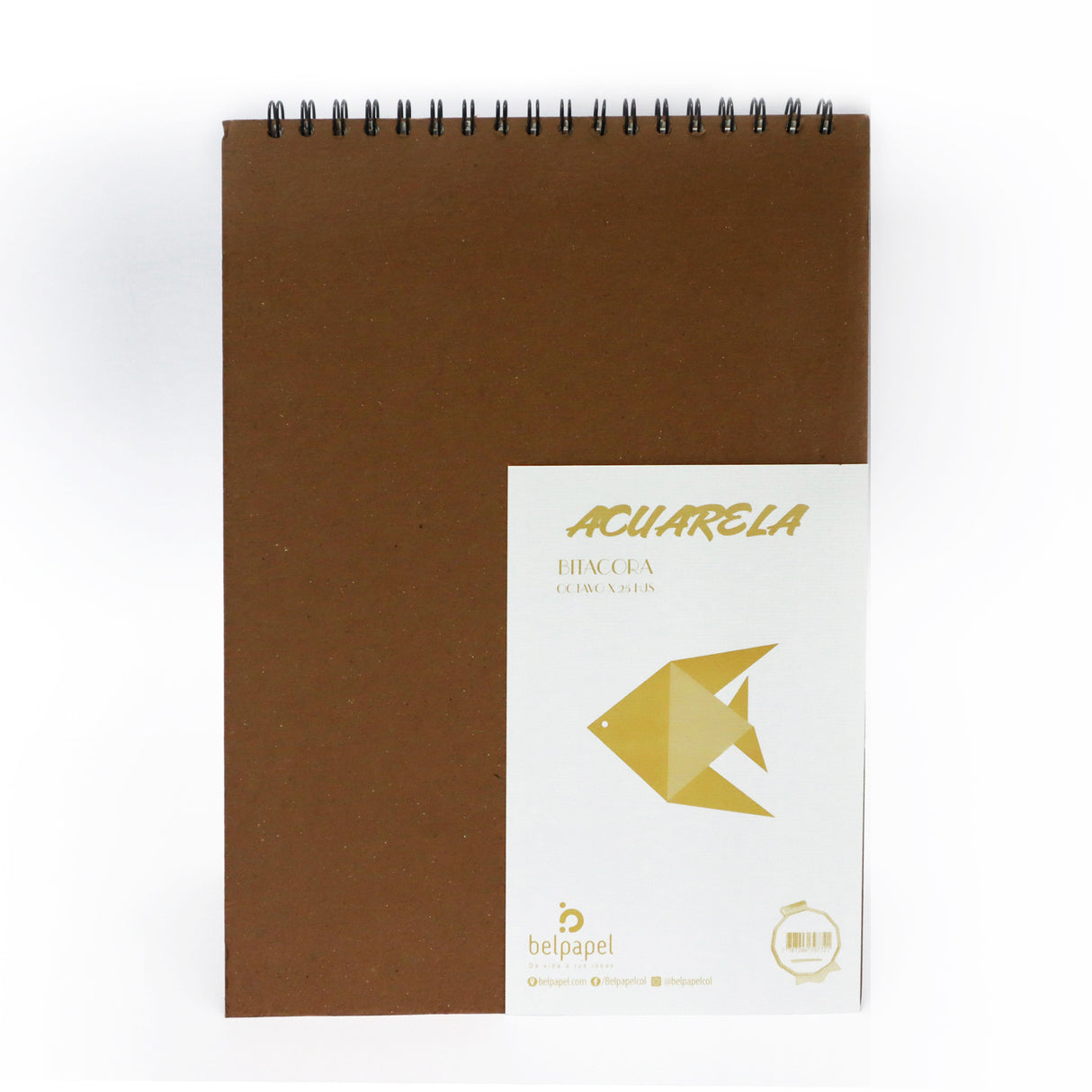 Bitácora Argollada Acuarela
