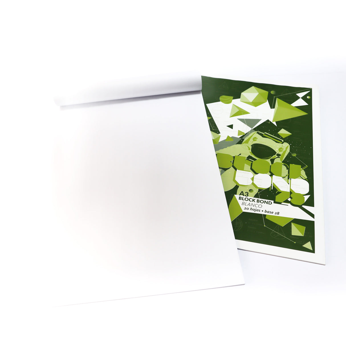 Block Bond 90 g Formateado por 20 Hojas