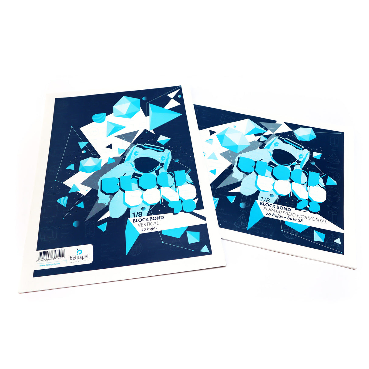 Block Bond 90 g Formateado por 20 Hojas