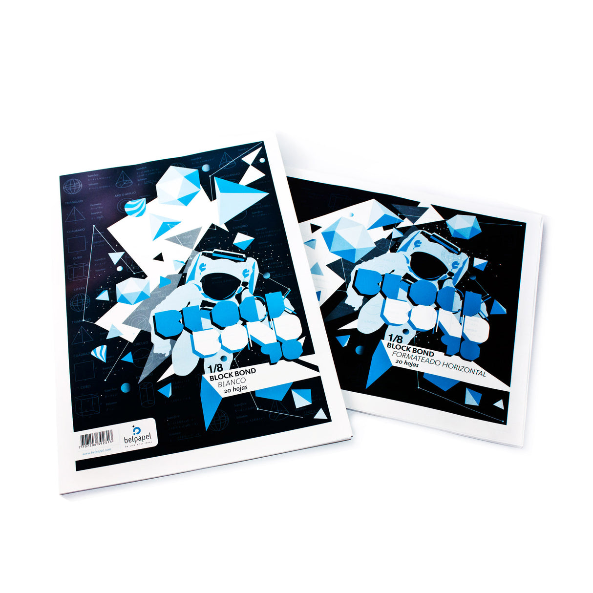 Block Bond 90 g Formateado por 20 Hojas