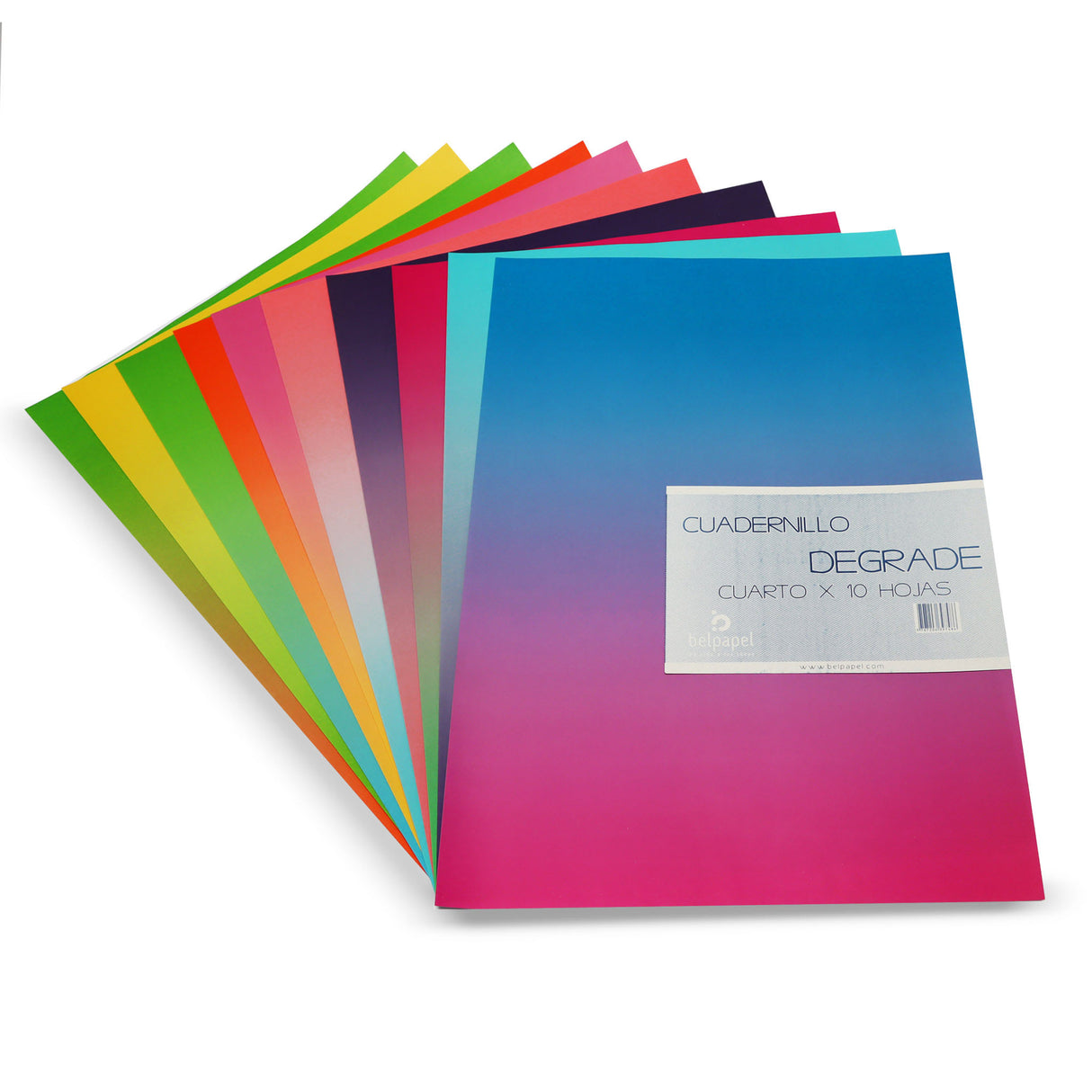 Cuadernillo Cartulina Degrade