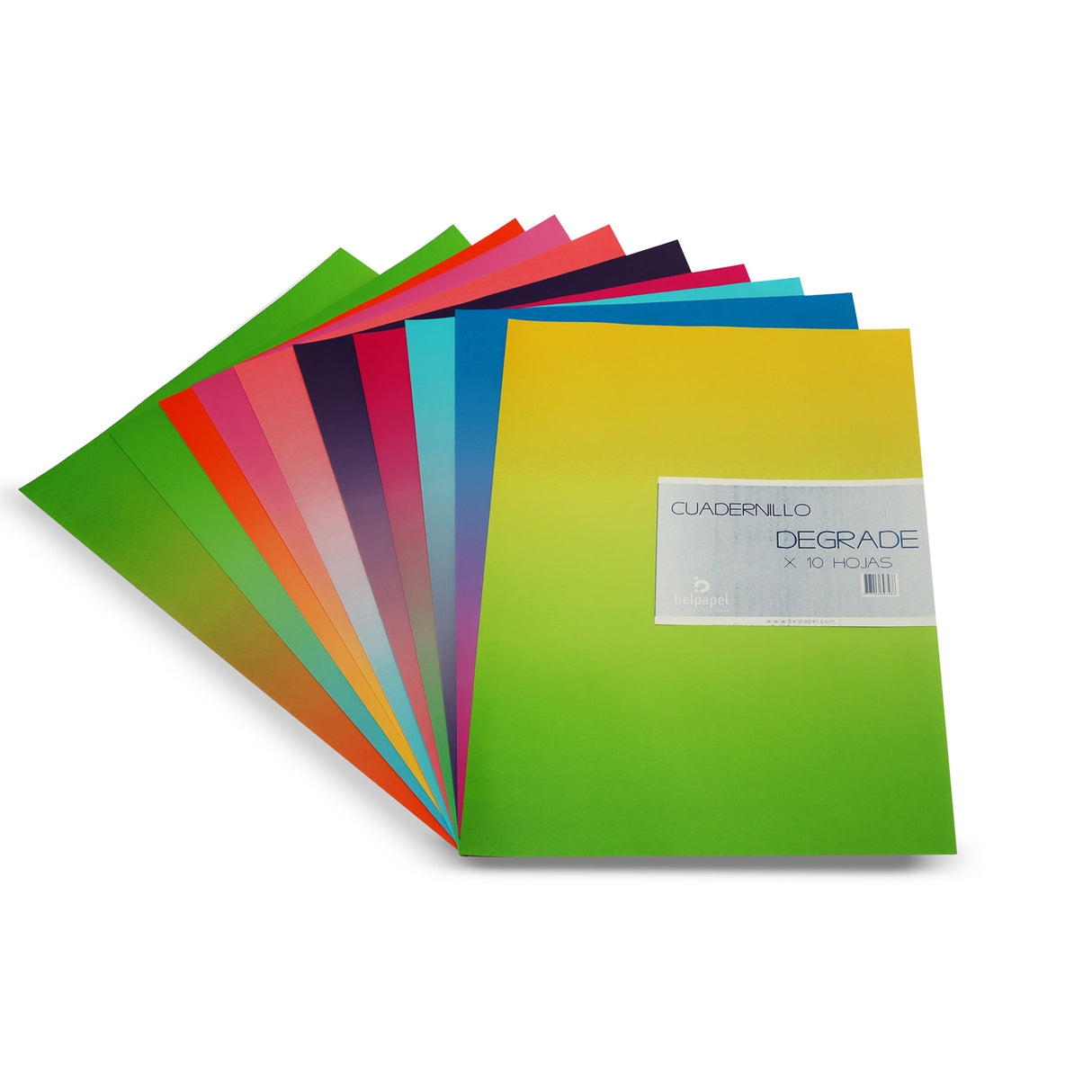 Cuadernillo Cartulina Degrade
