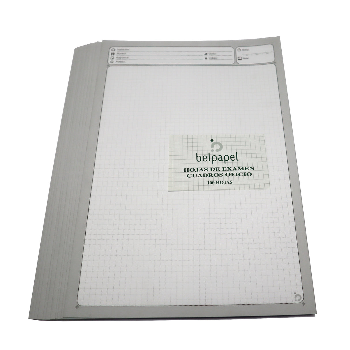 Hojas de Examen Oficio Por 100 Hojas