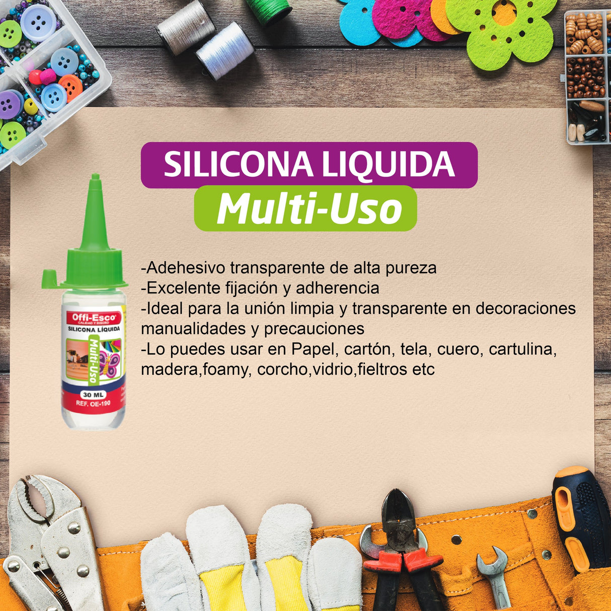 Silicona Liquida 250 ml OE-193