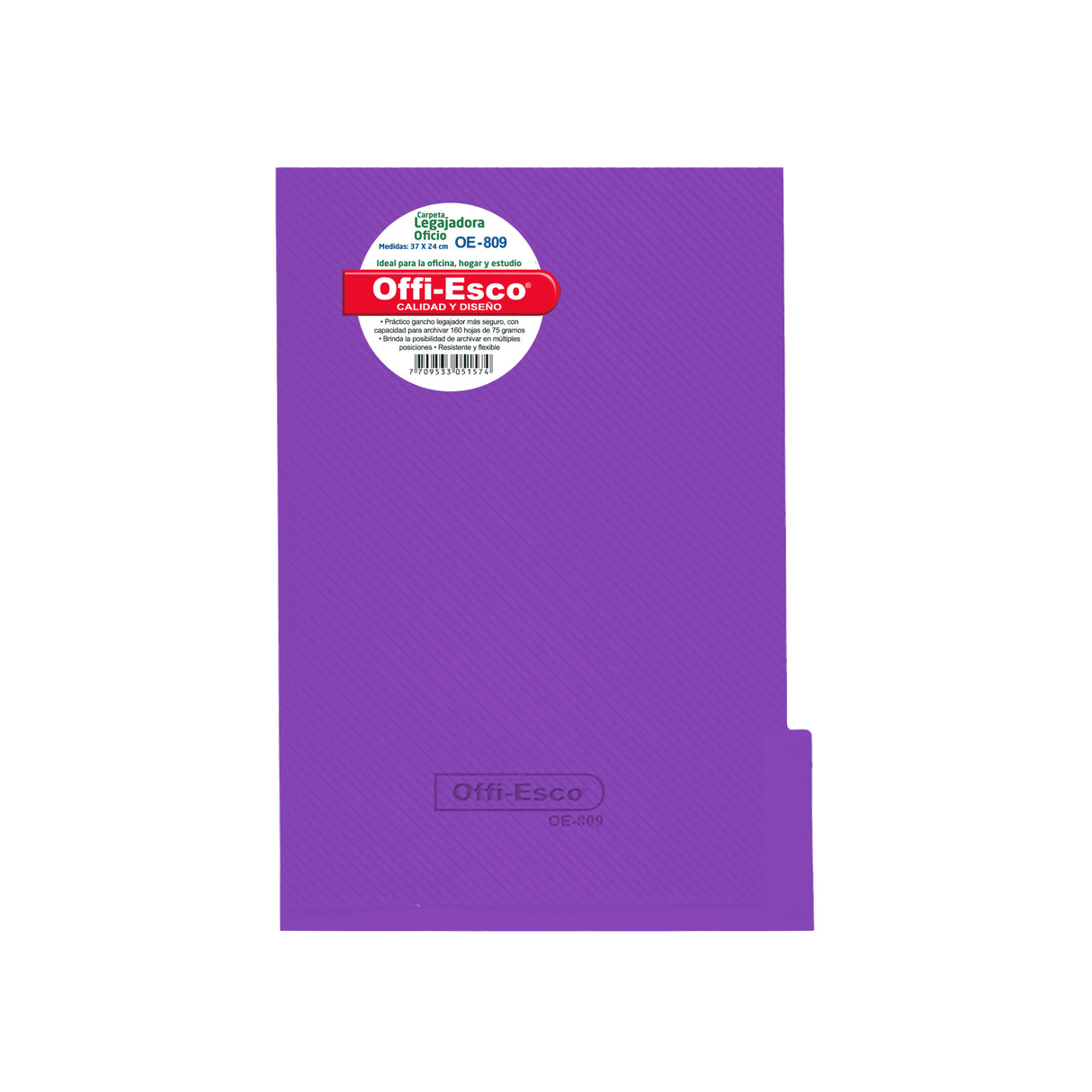 Carpeta Legajadoras Oficio Translúcida OE-809
