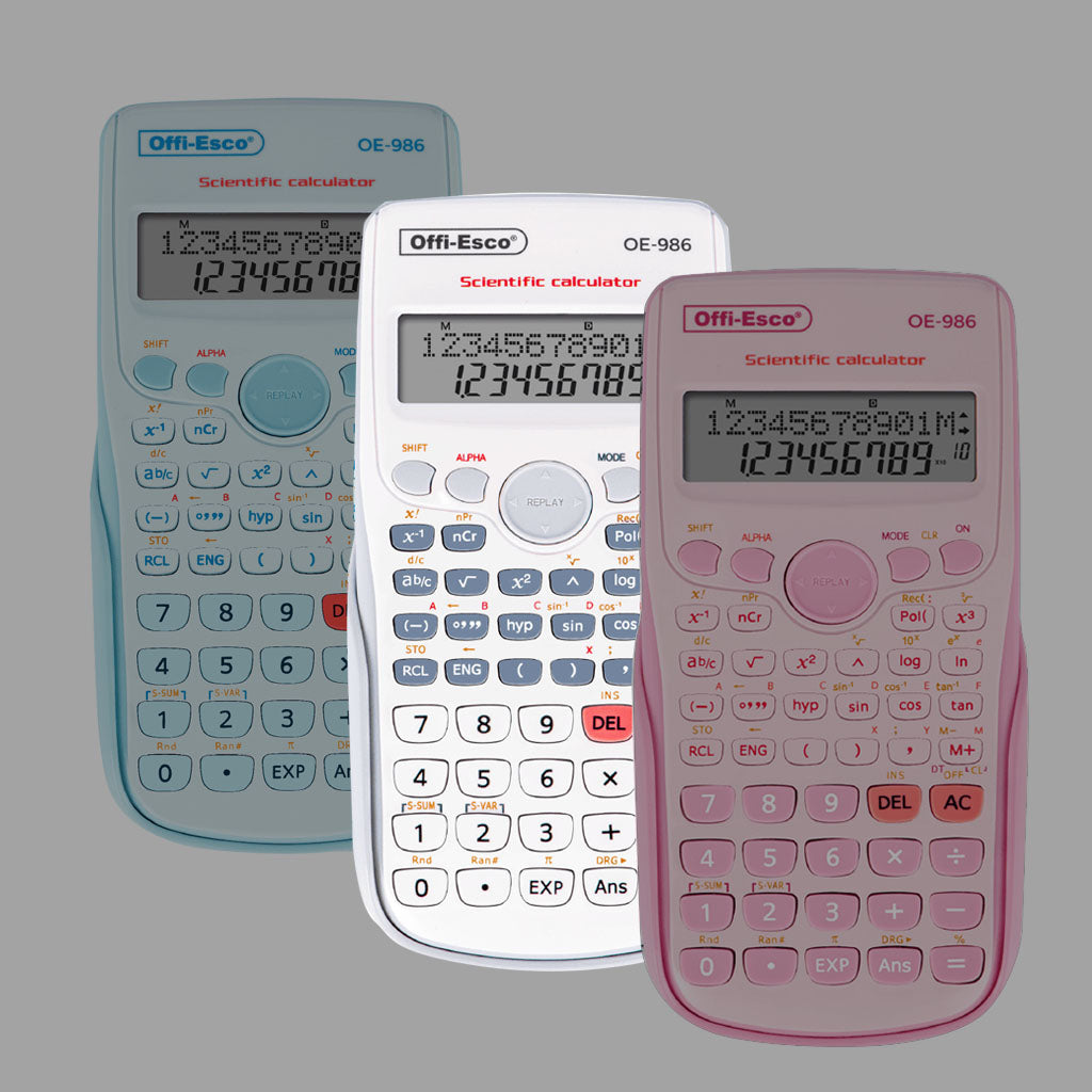 Calculadora Científica Mediana Teclado 10+2 Dígitos OE-986