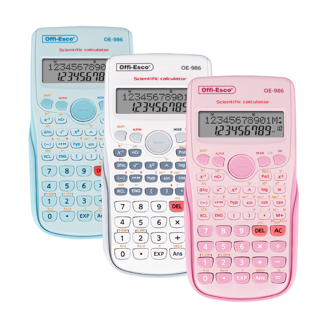 Calculadora Científica Mediana Teclado 10+2 Dígitos OE-986