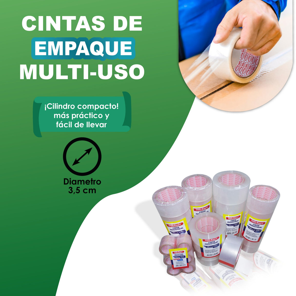 Cinta de Empaque OE Varios Tamaños