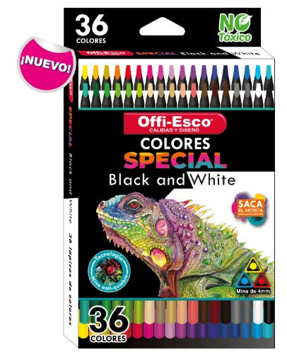 Colores B&W Unipunta 36 Unidades OE-133