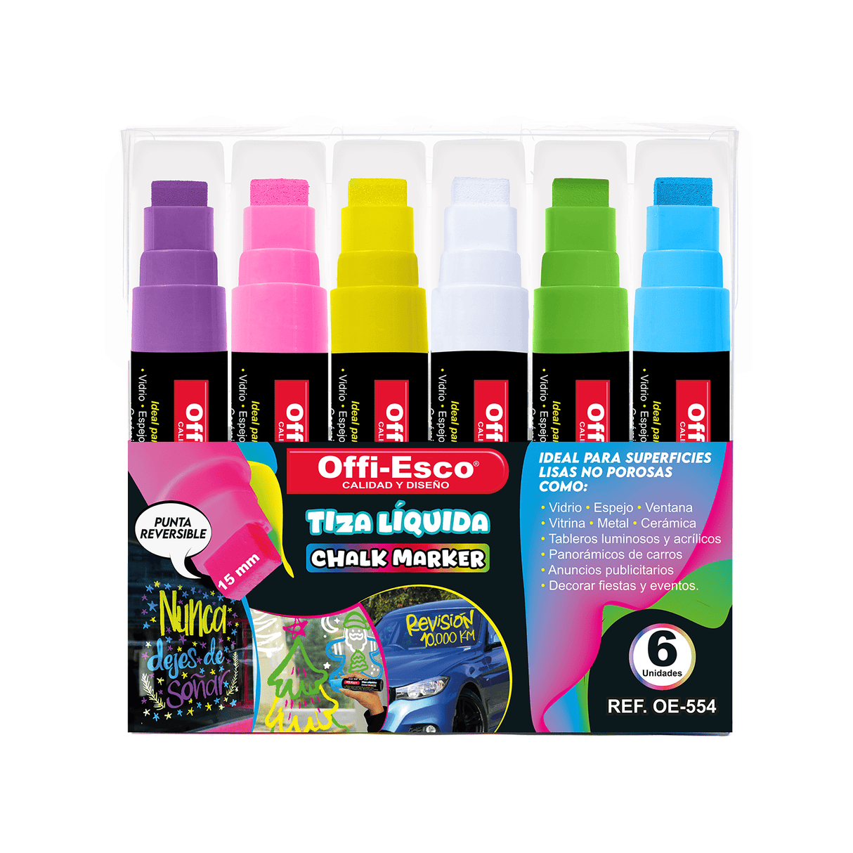Marcador Tiza Líquida Chalk Marker OE-554