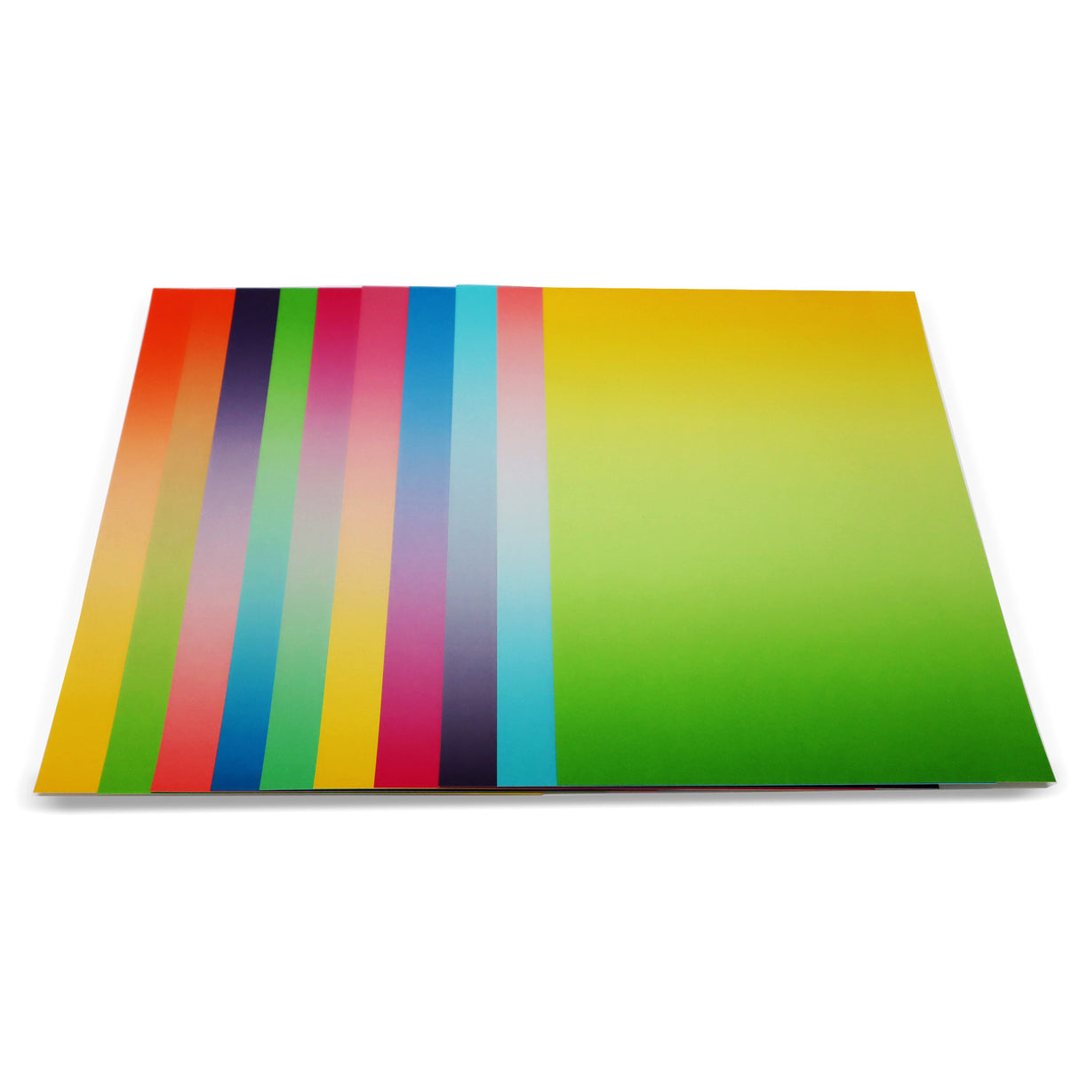 Cuadernillo Papel Degrade en Octavos