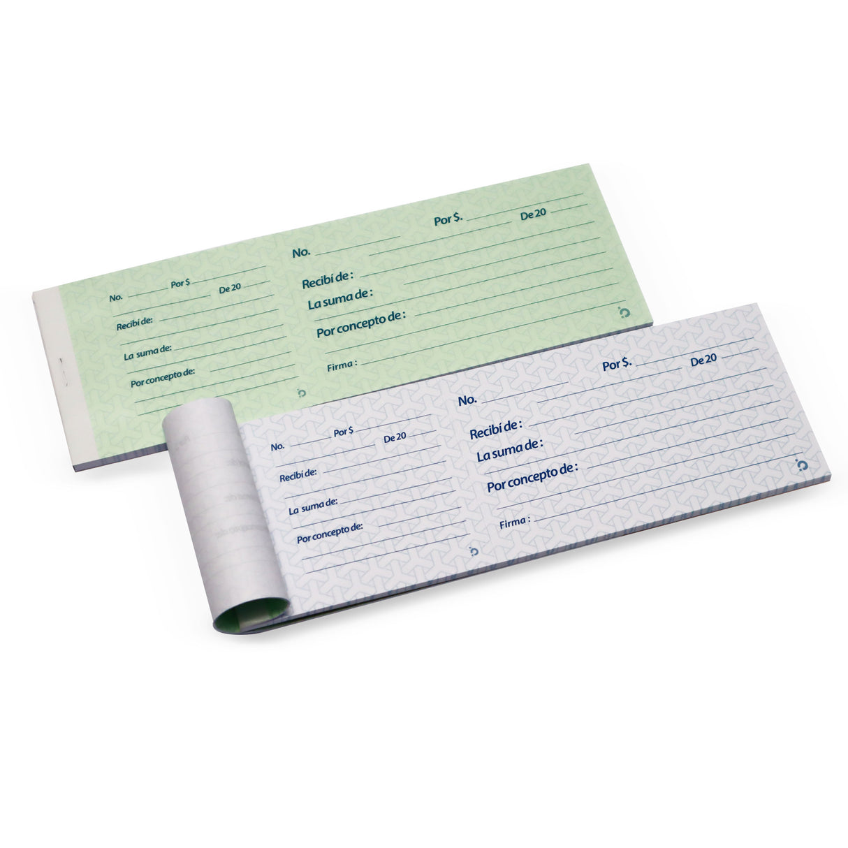Recibo Con Desprendible Grande y Pequeño