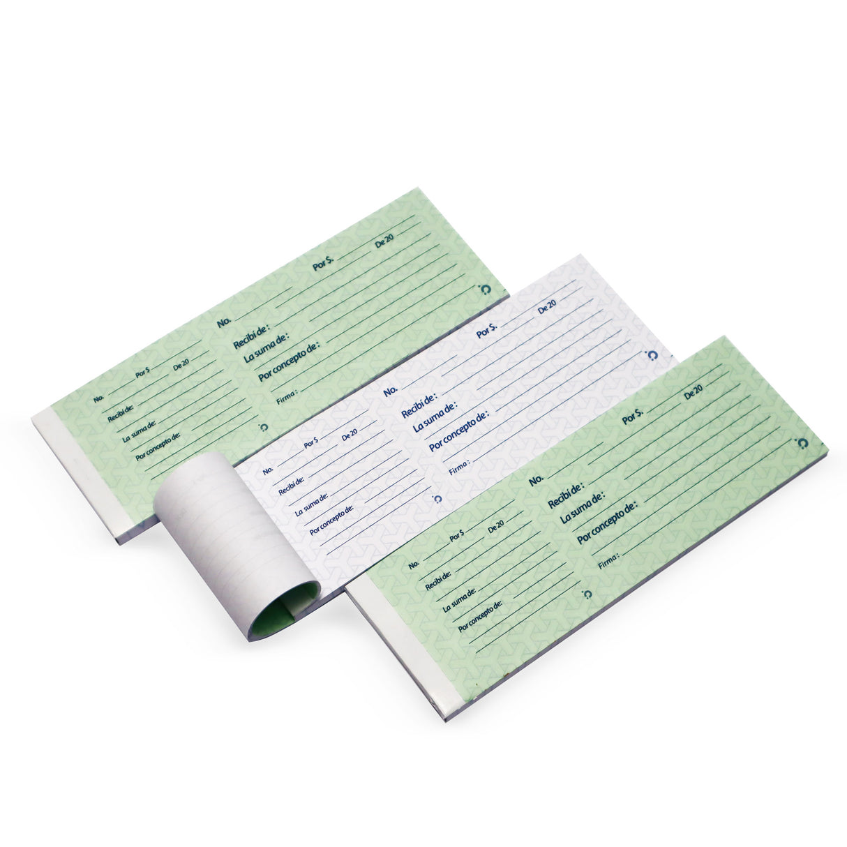 Recibo Con Desprendible Grande y Pequeño