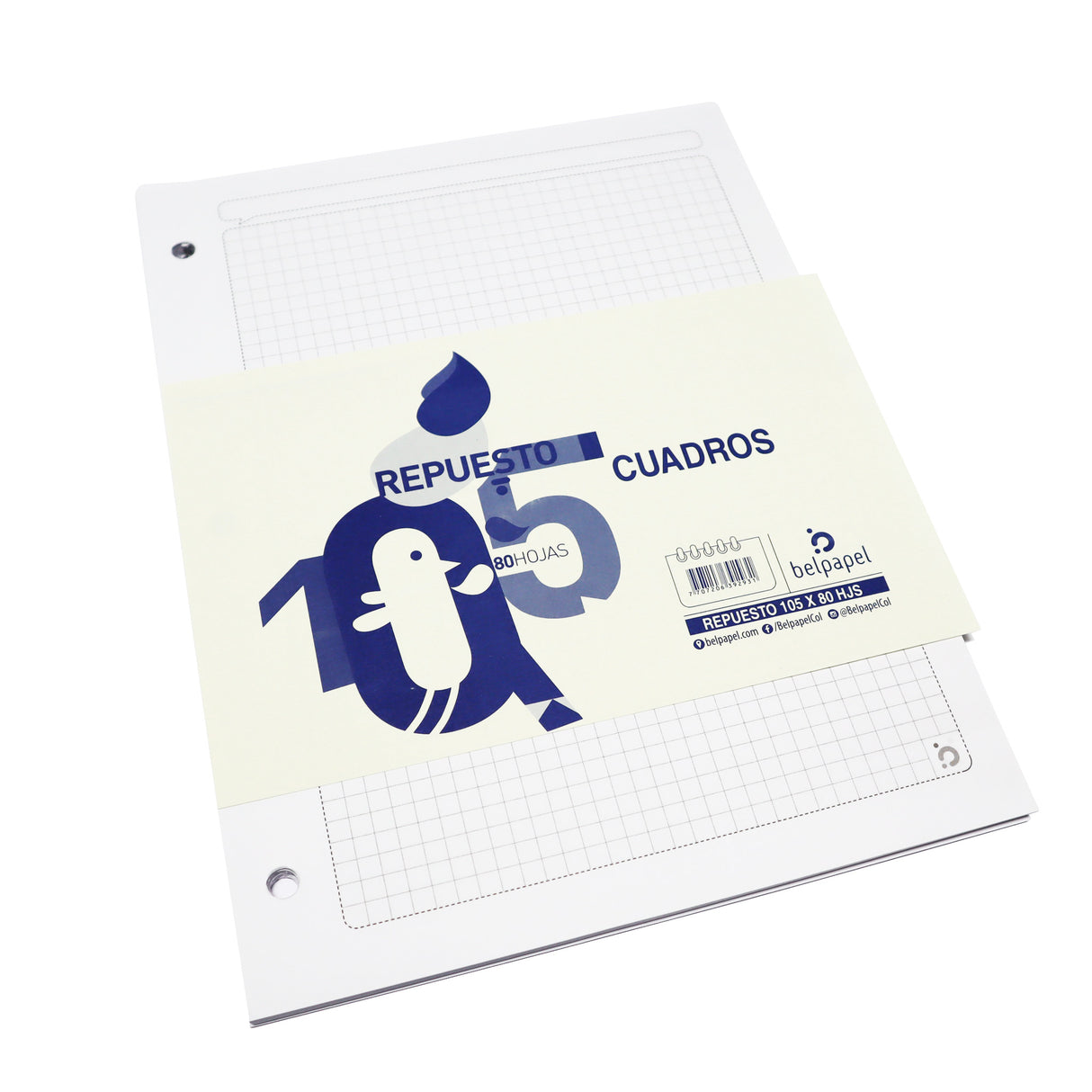 Hojas de Repuesto por 80 Hojas