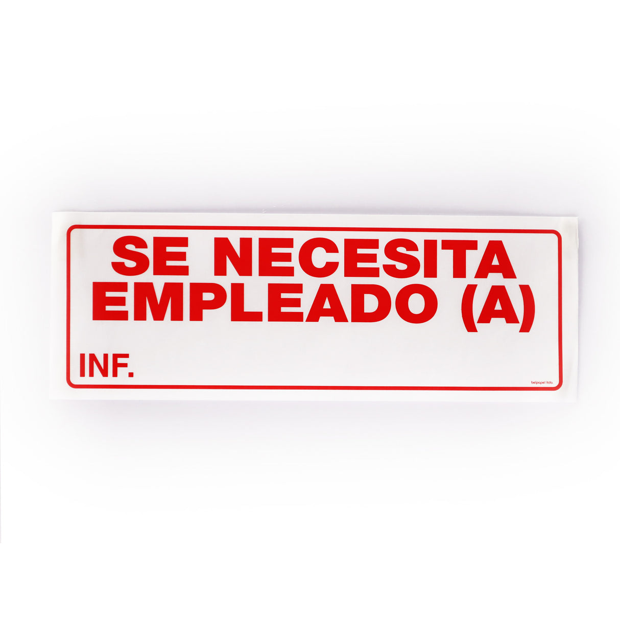 Aviso Se Necesita Empleado (a)