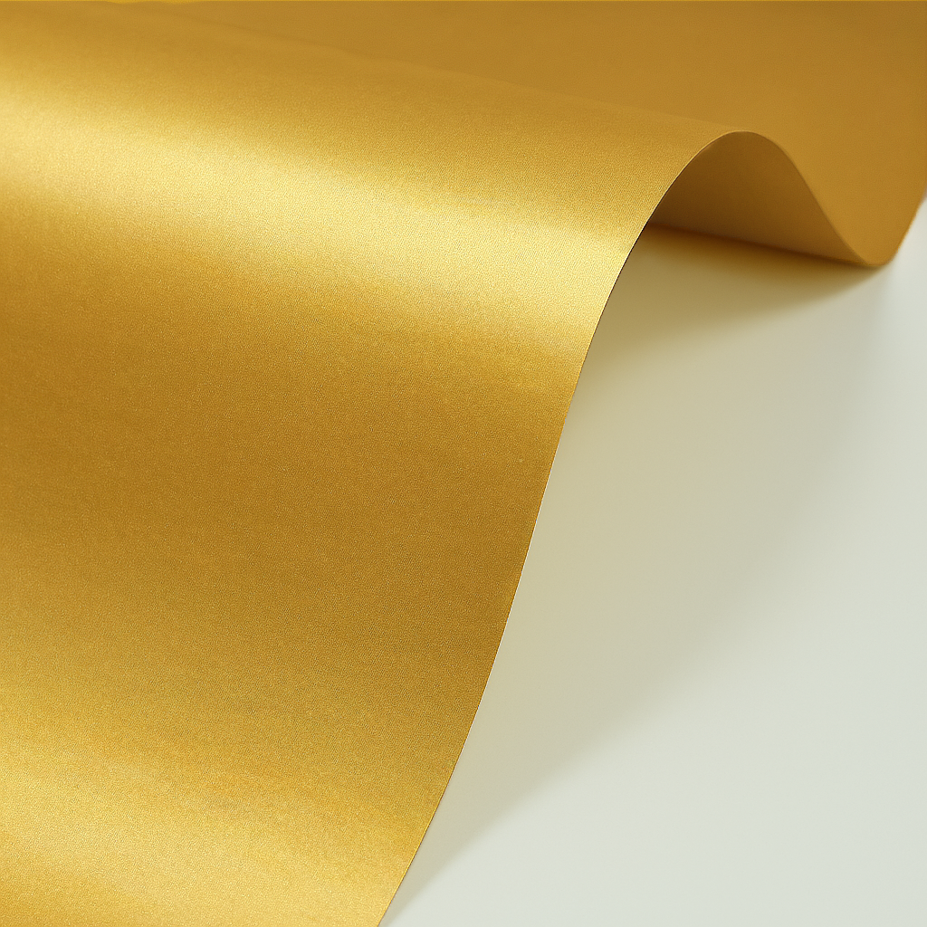 papel fino para tarjetería e impresión de alta gama color dorado tono amarillo claro