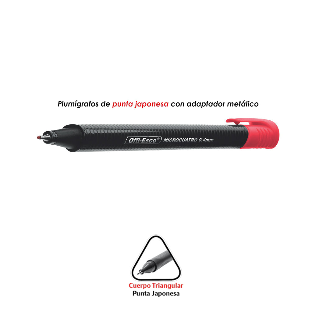 Micropunta 0.4 mm 6 Unidades OE-069