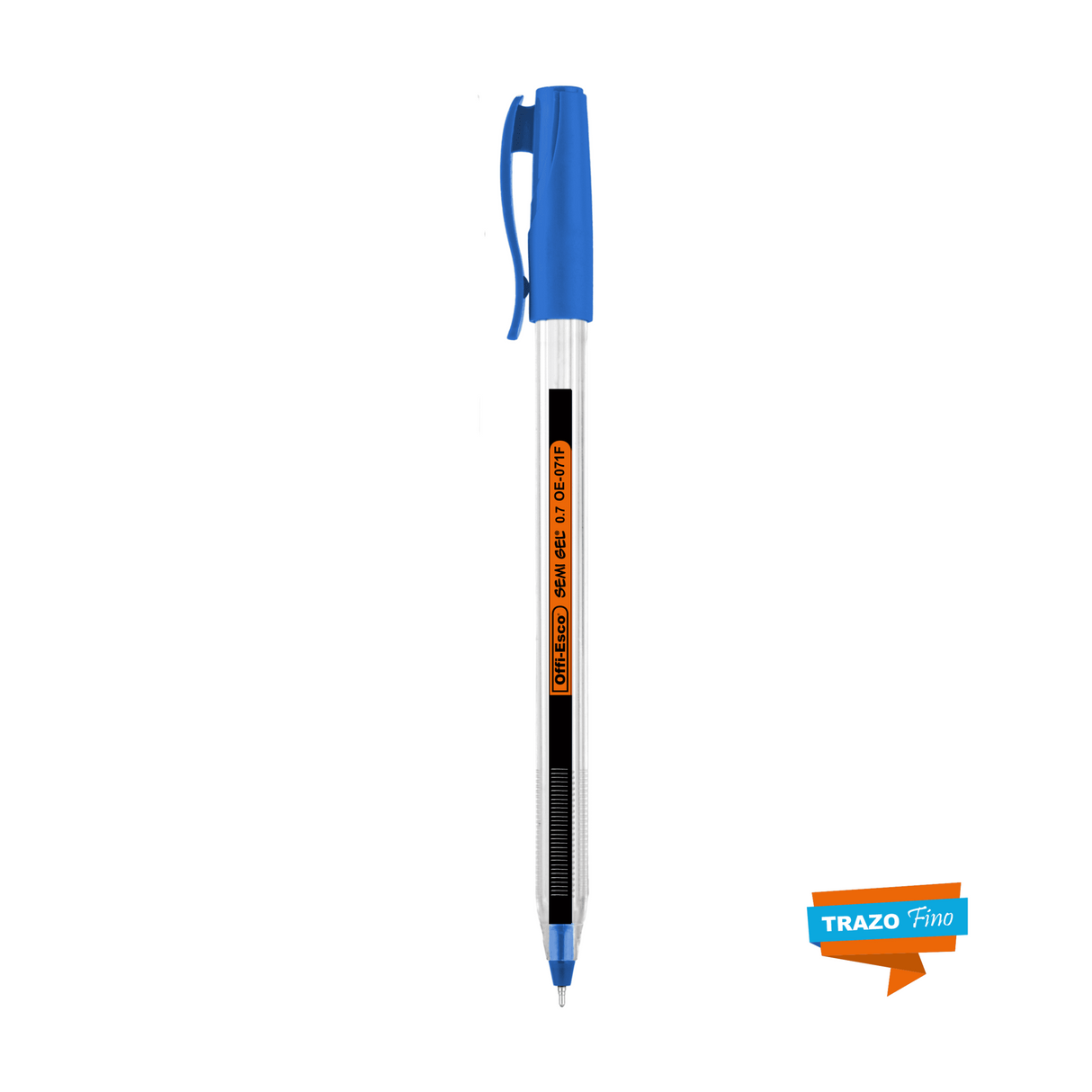Bolígrafo Semi Gel 0.7 mm con Tapa Caja por 12 unidades OE-071F