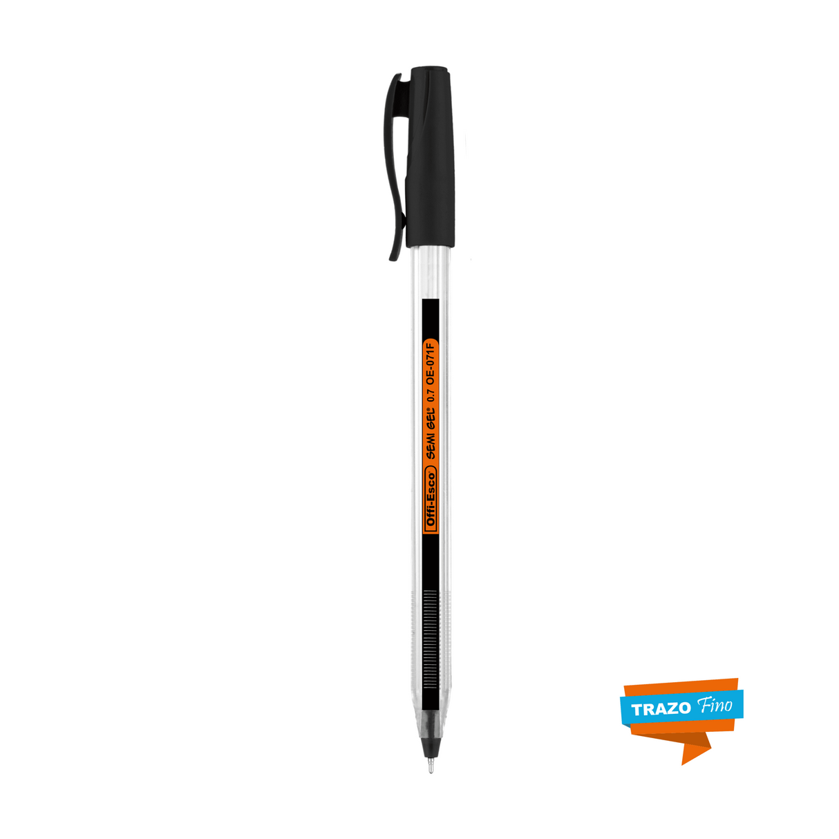 Bolígrafo Semi Gel 0.7 mm con Tapa Caja por 12 unidades OE-071F