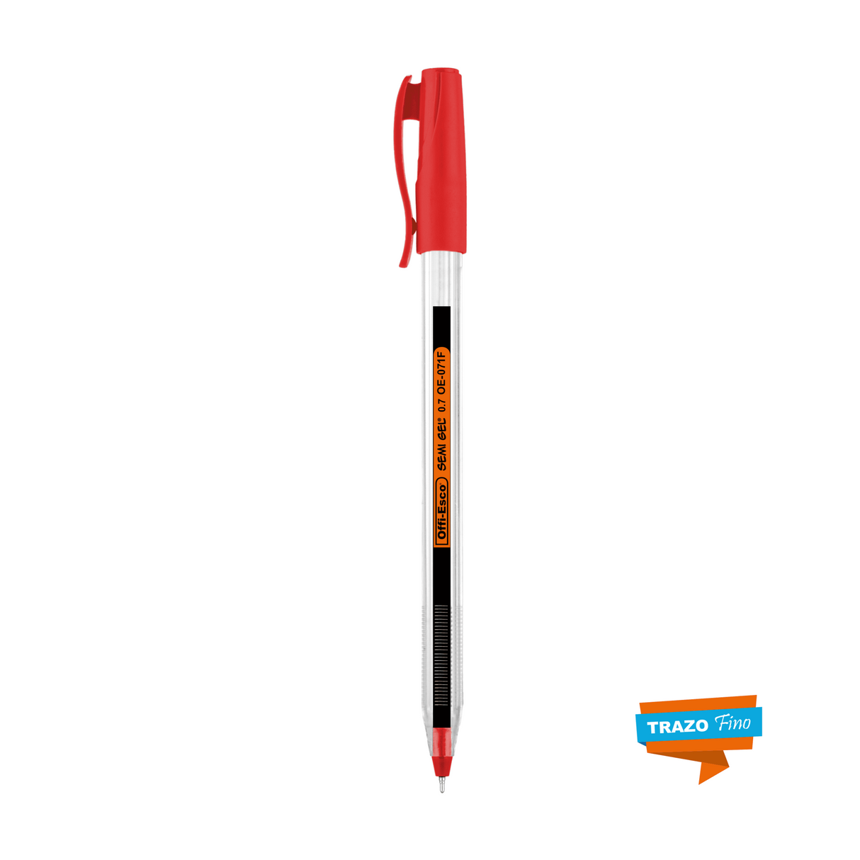 Bolígrafo Semi Gel 0.7 mm con Tapa Caja por 12 unidades OE-071F