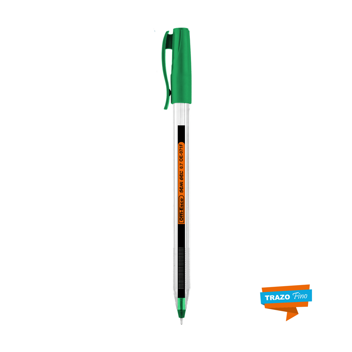 Bolígrafo Semi Gel 0.7 mm con Tapa Caja por 12 unidades OE-071F