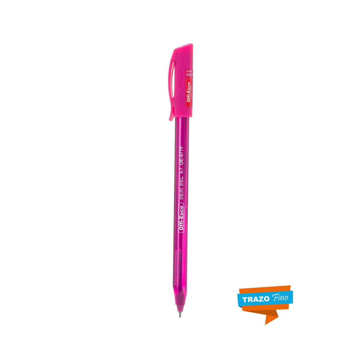 Bolígrafo Semi Gel 0.7 mm con Tapa inkreible Caja por 12 unidades OE-077F