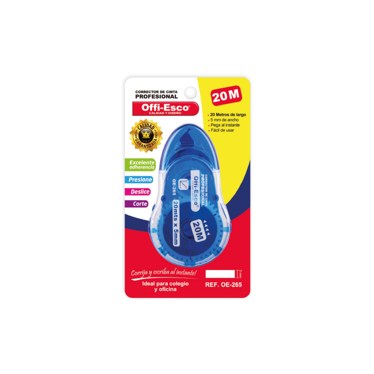 Corrector Cinta 20 m por 5 mm OE-265