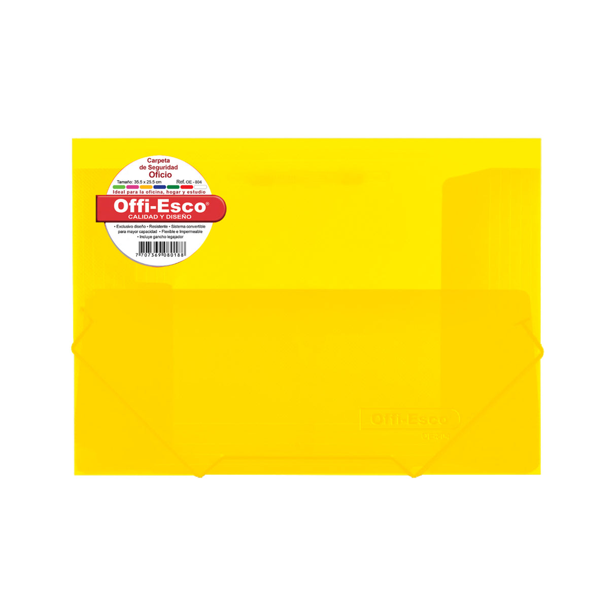 Carpeta de Seguridad Carta Translúcida OE-804