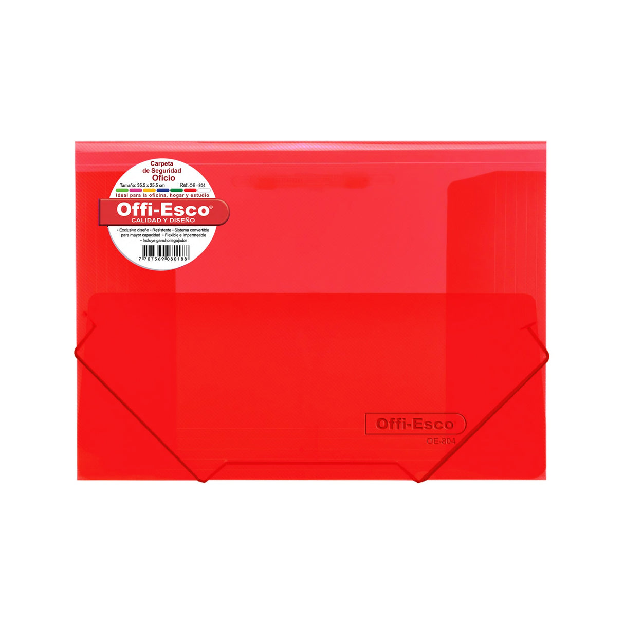 Carpeta de Seguridad Carta Translúcida OE-804