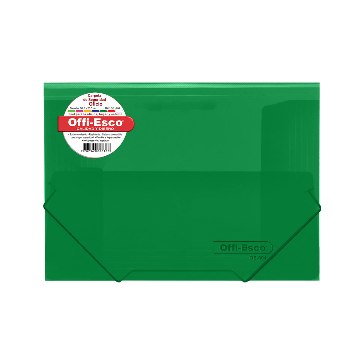 Carpeta de Seguridad Carta Translúcida OE-804