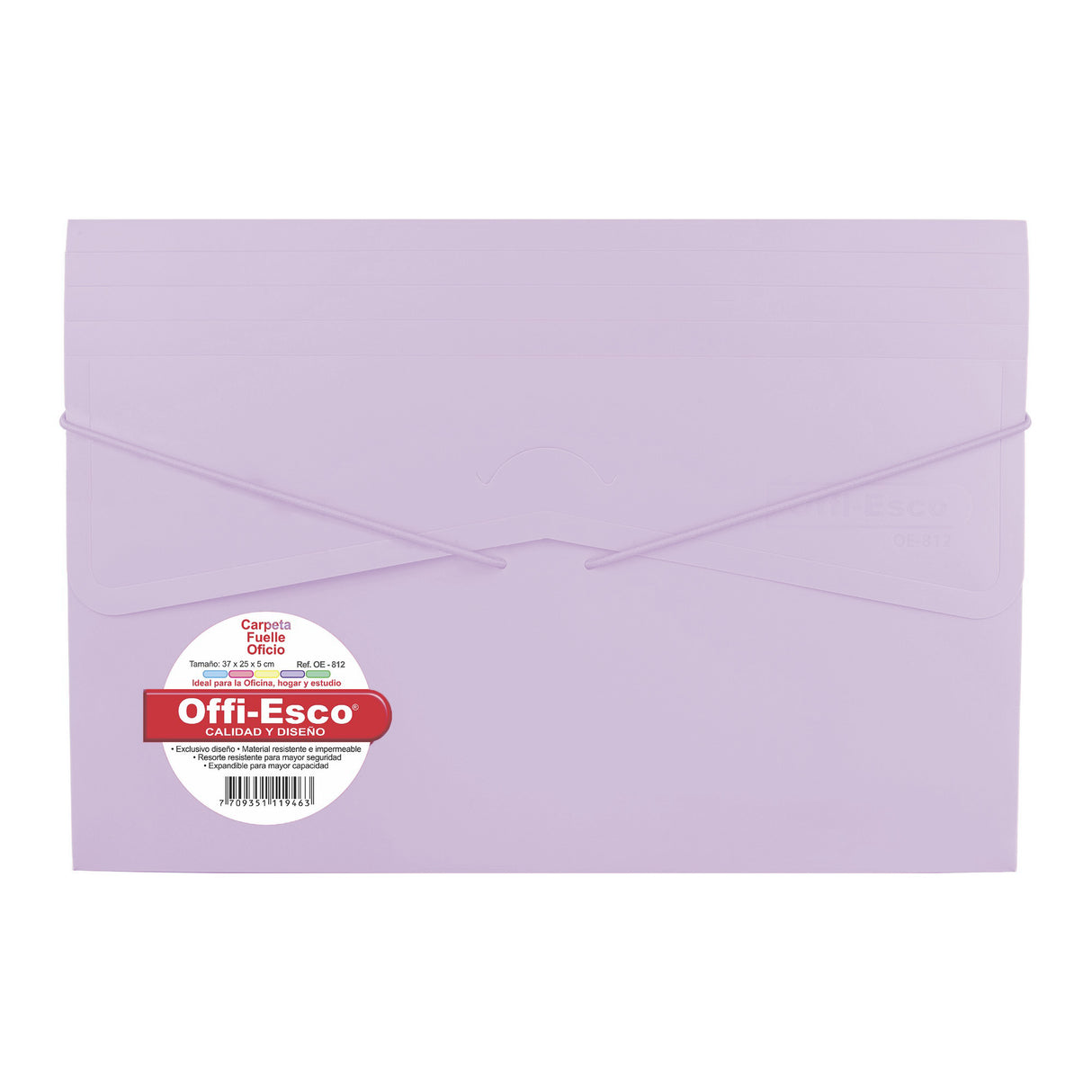 Carpeta Fuelle Colores Pastel OE-812P