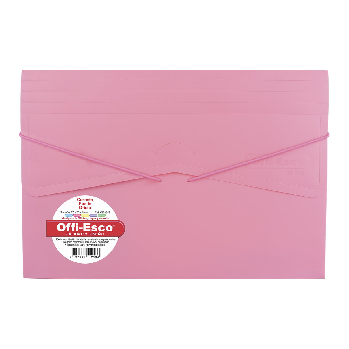 Carpeta Fuelle Colores Pastel OE-812P