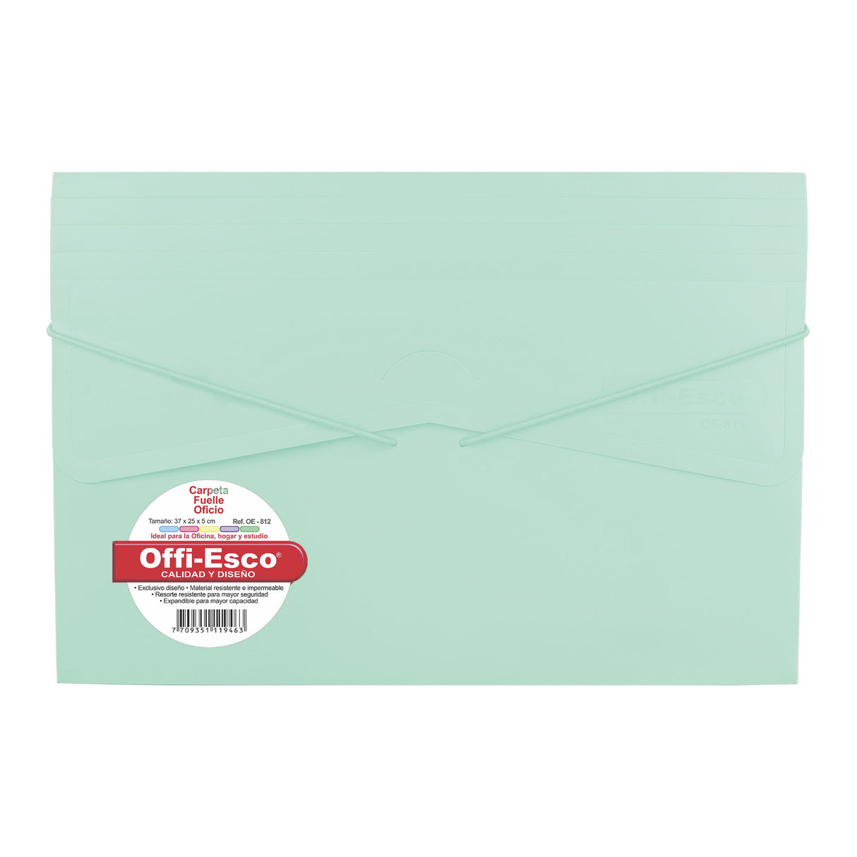 Carpeta Fuelle Colores Pastel OE-812P