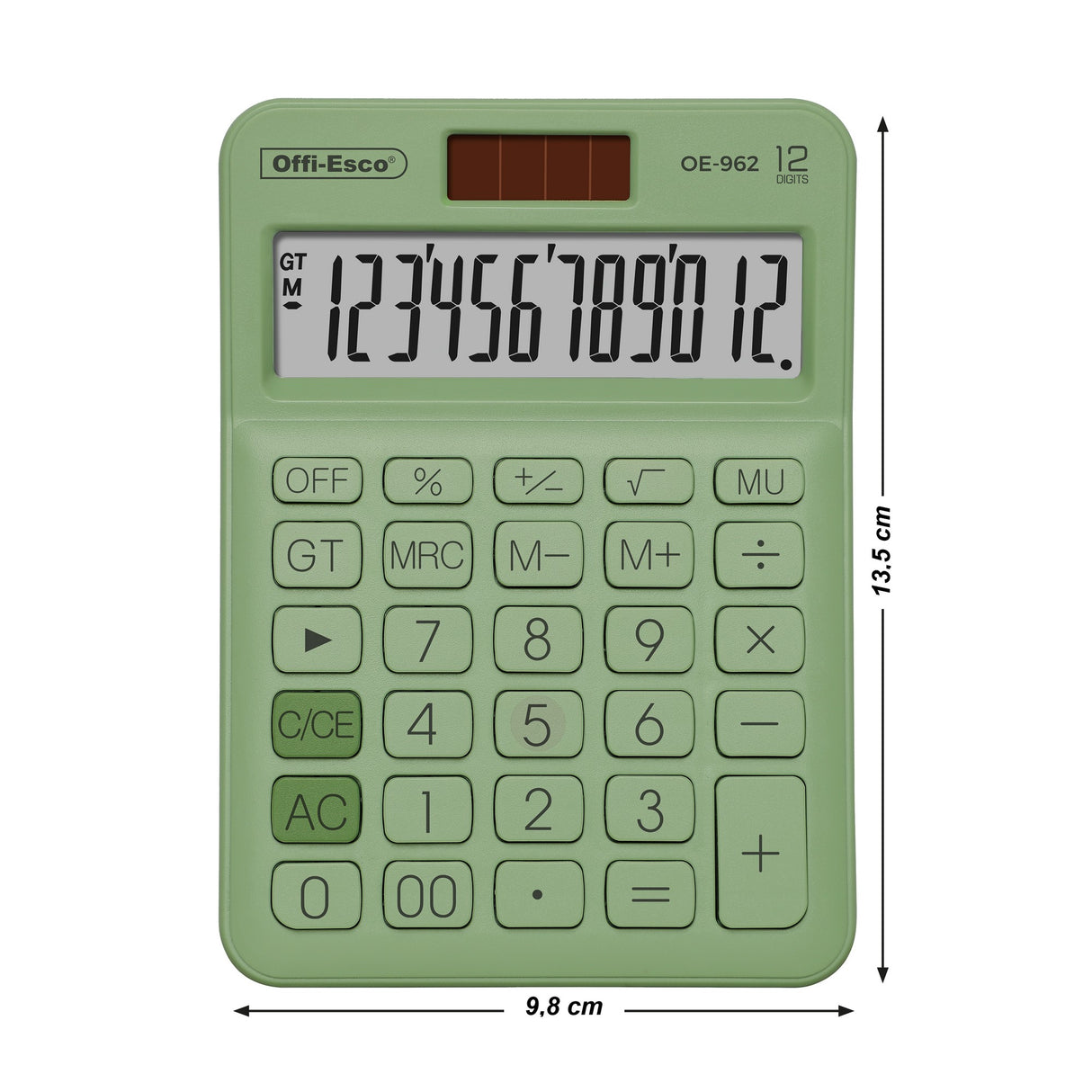 Calculadora Mediana 12 Dígitos OE-962