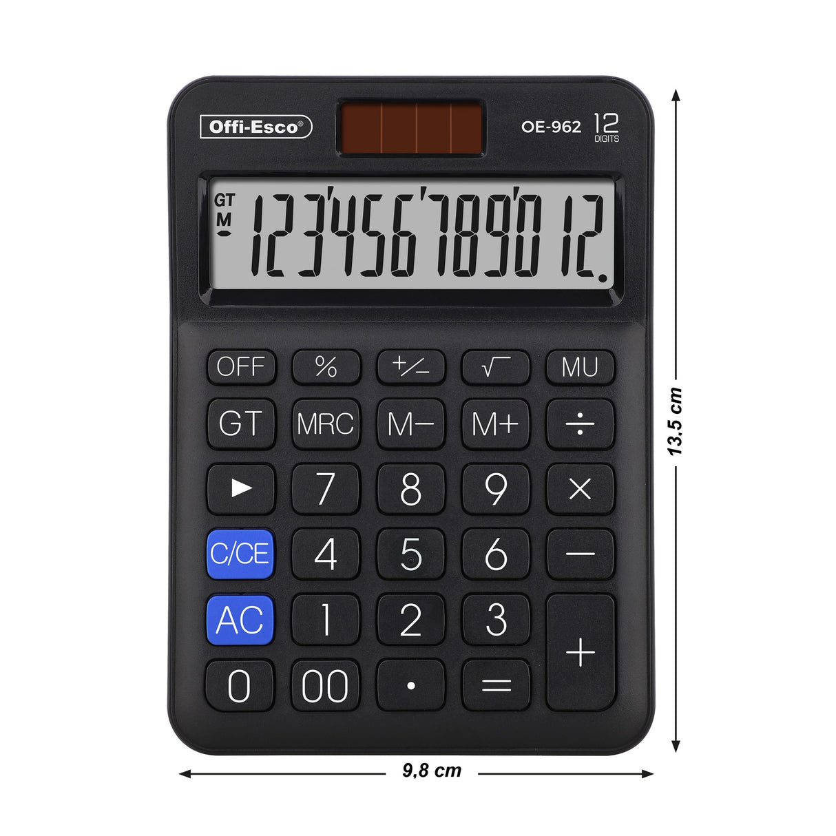 Calculadora Mediana 12 Dígitos OE-962