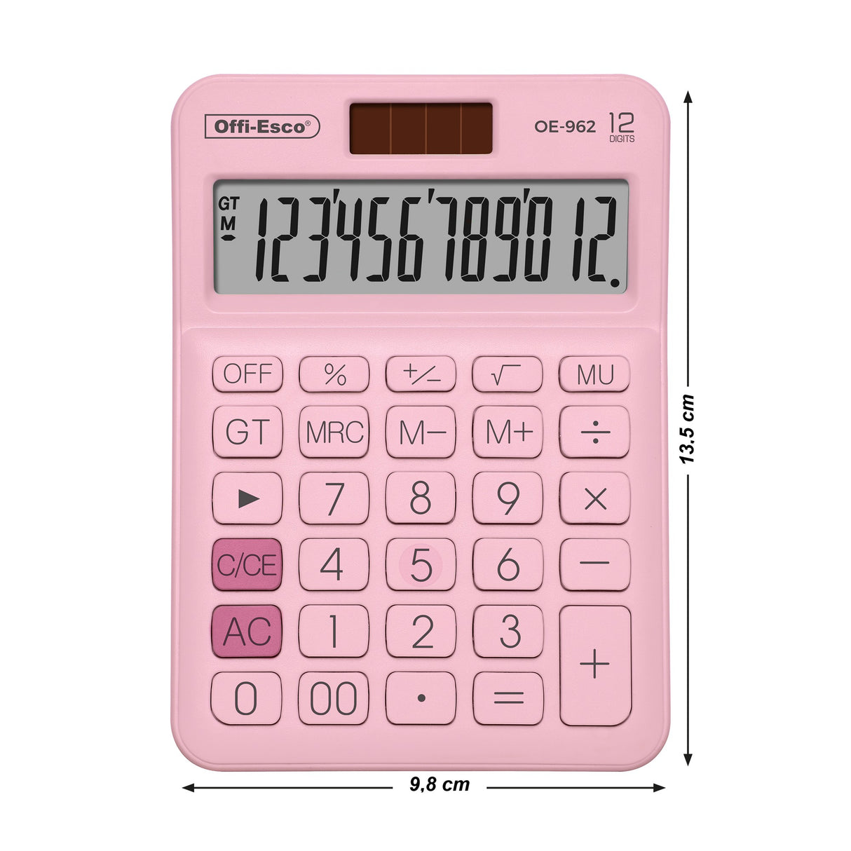 Calculadora Mediana 12 Dígitos OE-962