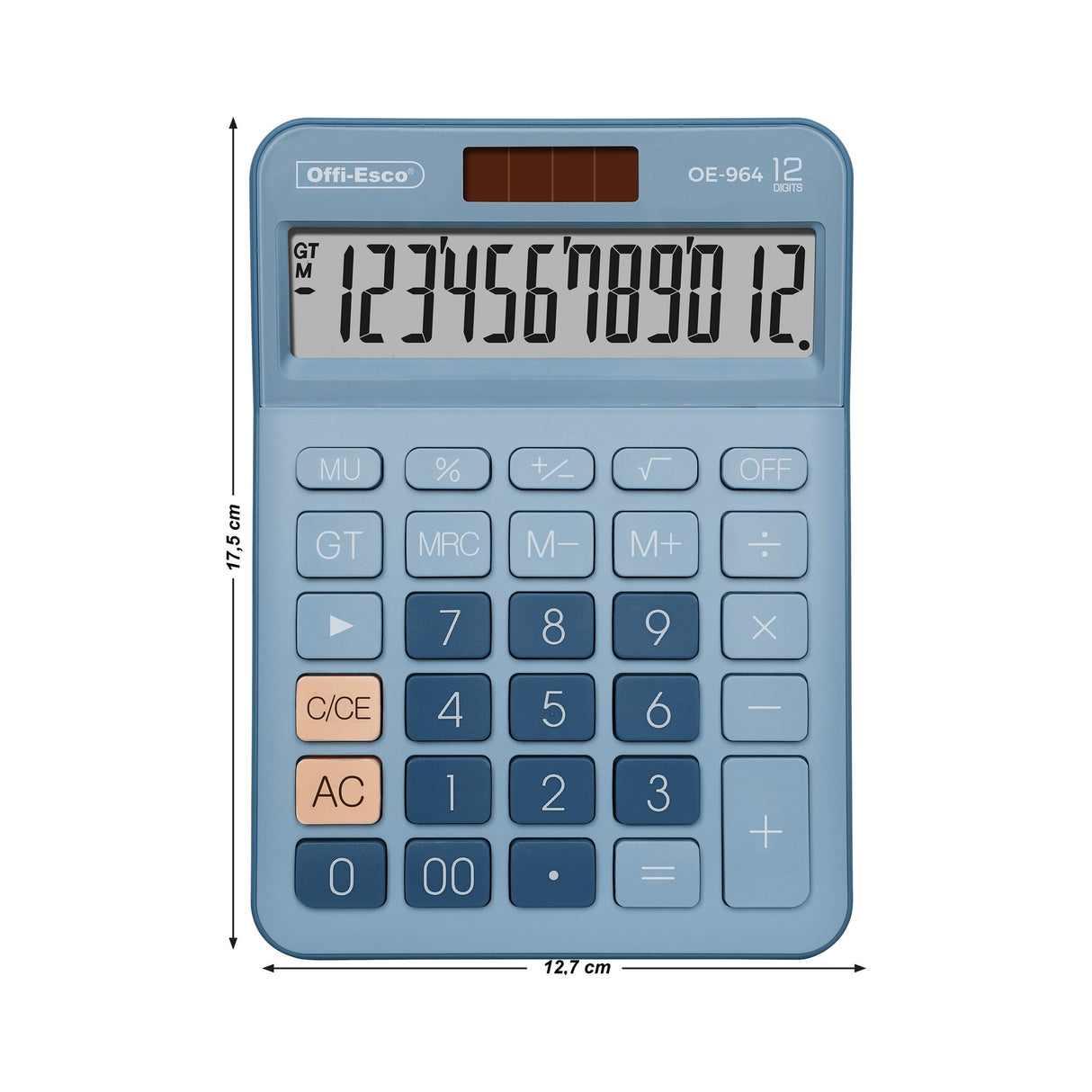 Calculadora Grande 12 Dígitos OE-964