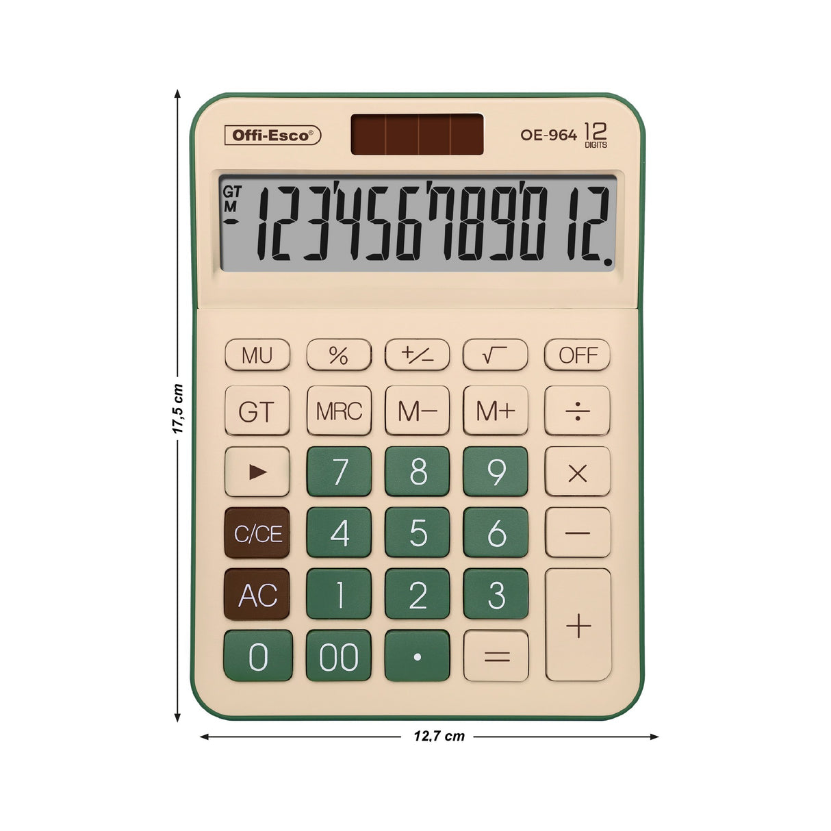 Calculadora Grande 12 Dígitos OE-964