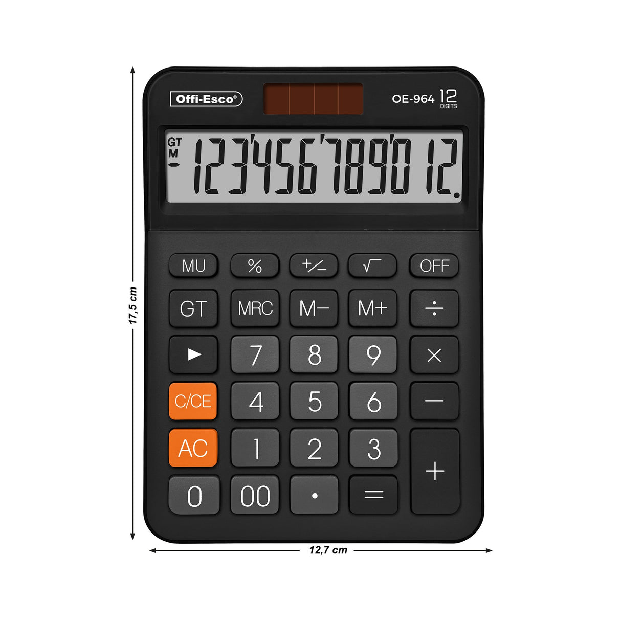 Calculadora Grande 12 Dígitos OE-964