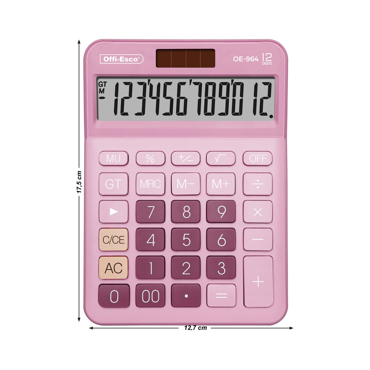 Calculadora Grande 12 Dígitos OE-964