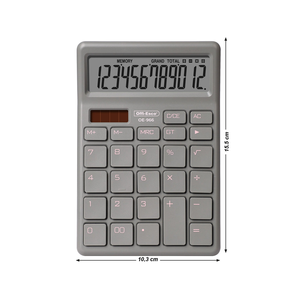 Calculadora Mediana 12 Dígitos OE-966