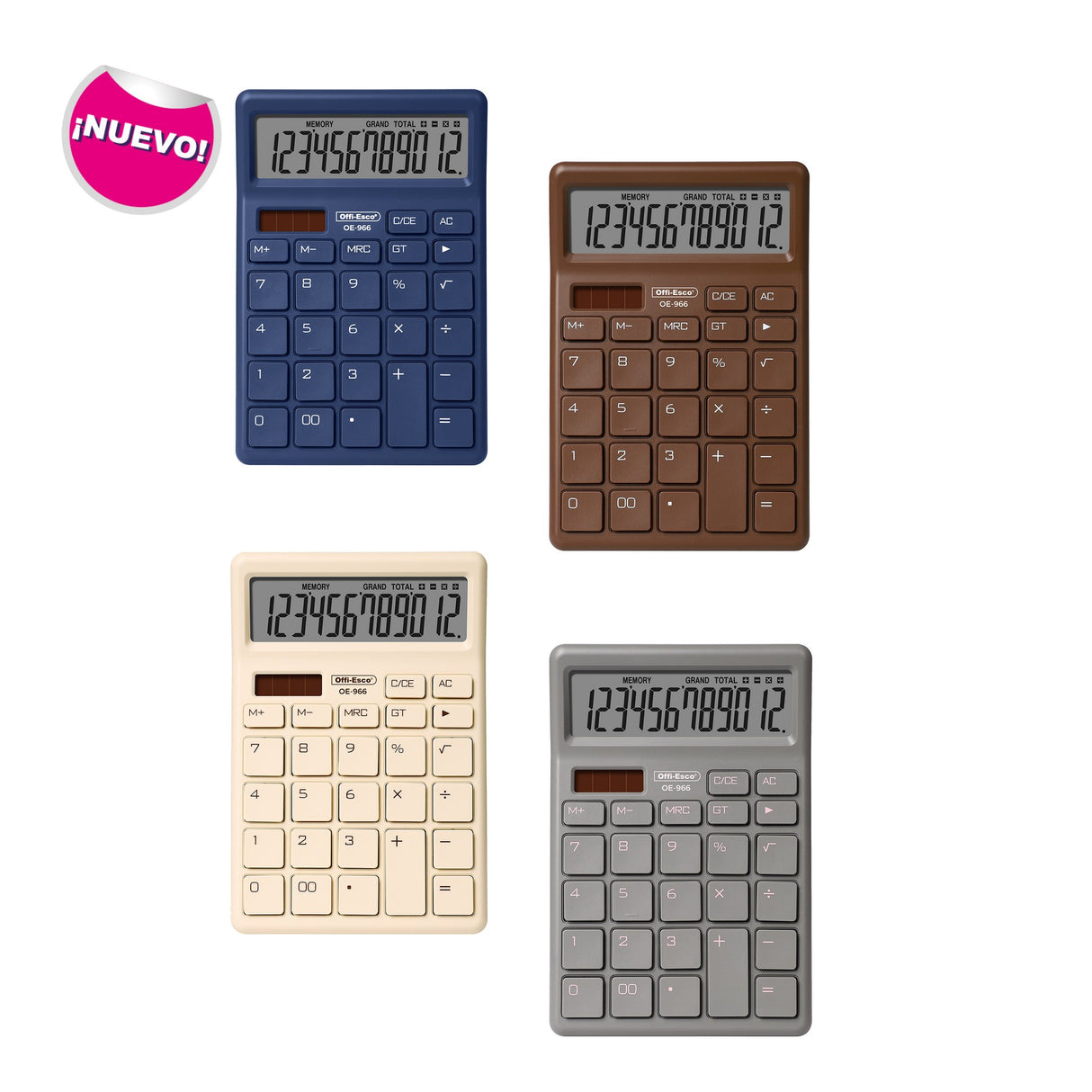 Calculadora Mediana 12 Dígitos OE-966