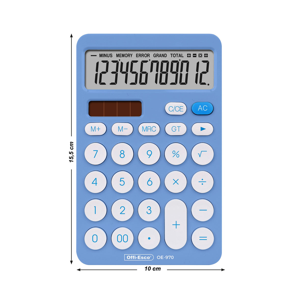 Calculadora Mediana 12 Dígitos OE-970