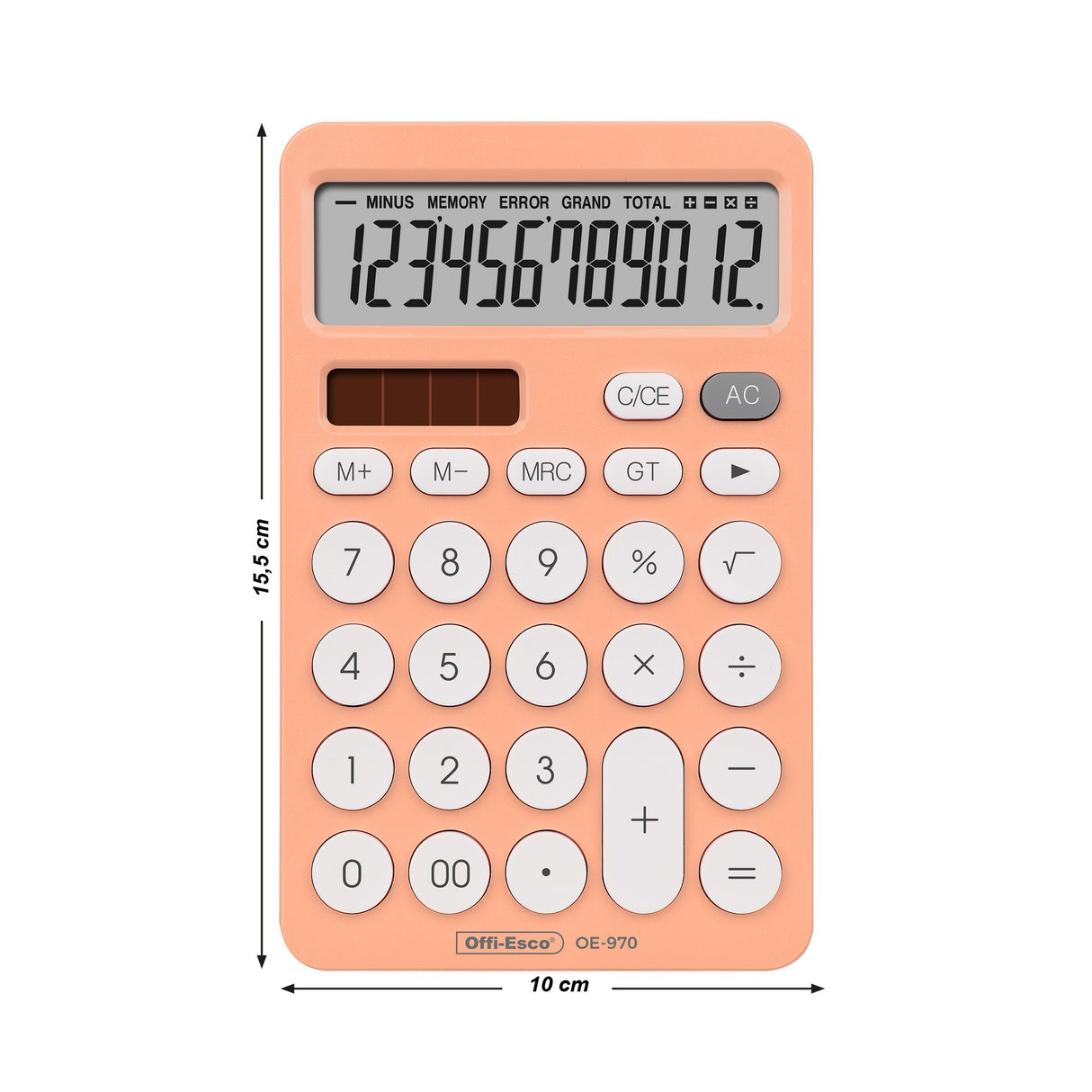 Calculadora Mediana 12 Dígitos OE-970