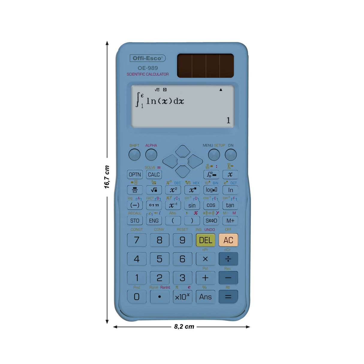 Calculadora Científica Pro 552 Funciones Mediana 10+2 Dígitos OE-989
