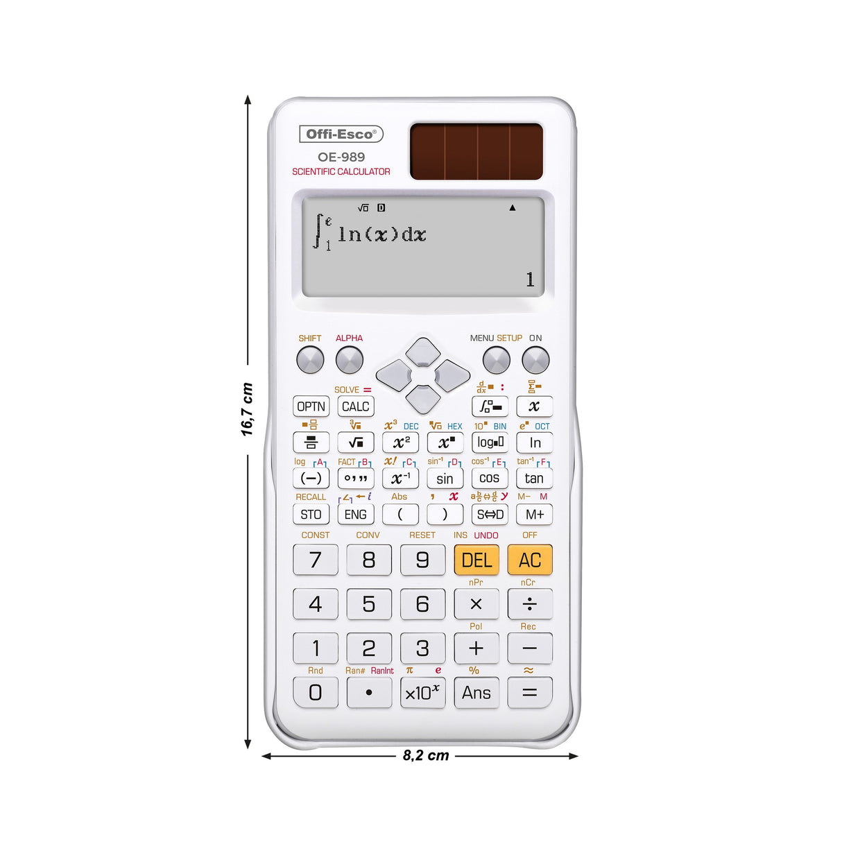 Calculadora Científica Pro 552 Funciones Mediana 10+2 Dígitos OE-989