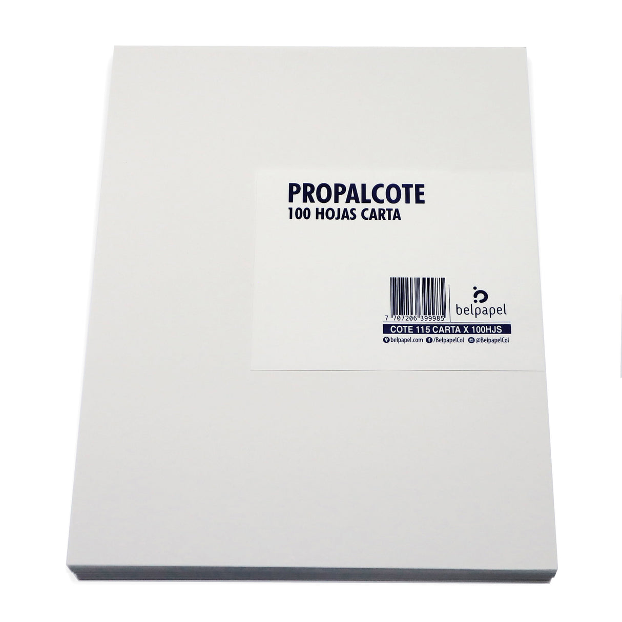 Paquete Propalcote Carta 100 Hojas