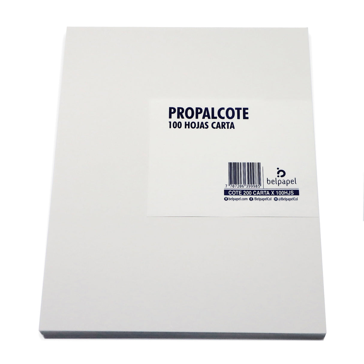 Paquete Propalcote Carta 100 Hojas